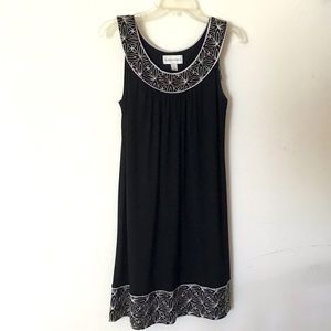 Ronni Nicole Womens Black Scoop Neck Sleeveless Dress